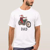 Gepersonaliseerde Santa Christmas Rider T-shirt (Voorkant)