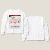 Gepersonaliseerde Santa Claus Merry Christmas Kind (Voorkant /achterkant)