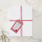 Gepersonaliseerde Santa Gift Labels, Kerst Elf Lab Cadeaulabel (Met Touw)