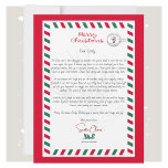 Gepersonaliseerde Santa Letter Christmas Kaart voo<br><div class="desc">Voeg een vleugje magie toe aan de kerstdagen van uw kind met onze gepersonaliseerde kerstbrief kerst Kaart. Ontworpen met liefde en zorg, deze kaart is voorzien van een hartverwarmende brief van de Kerstman zelf, perfect om uw kind zich speciaal te laten voelen. De tekst kan worden aangepast met de naam,...</div>