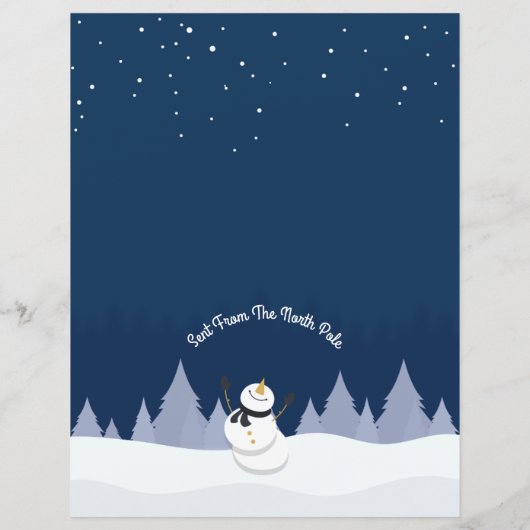 Gepersonaliseerde Santa Letter van de Noordpool (Achterkant)