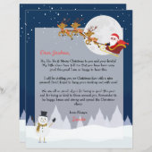 Gepersonaliseerde Santa Letter van de Noordpool (Voorkant / Achterkant)