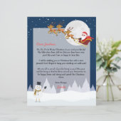 Gepersonaliseerde Santa Letter van de Noordpool (Staand voorkant)