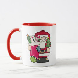 Gepersonaliseerde Santa Mok Santa Claus Mok