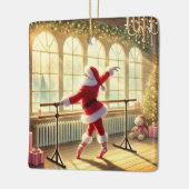 Gepersonaliseerde Santa's favoriete barre instruct Keramisch Ornament (Links)