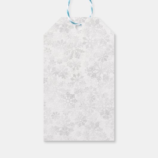 Gepersonaliseerde Santa's Gift Label met leuke Kit Cadeaulabel (Achterkant)