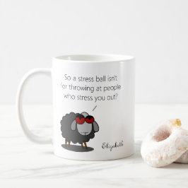 Gepersonaliseerde sarcasme Funny Stress Ball Humor Koffiemok
