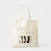 Gepersonaliseerde sarcastische Canvas tas voor Kno (Voorkant)