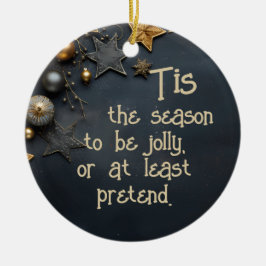 Gepersonaliseerde sarcastische kerst ornament