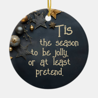 Gepersonaliseerde sarcastische kerst ornament
