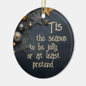 Gepersonaliseerde sarcastische kerst ornament (Links)