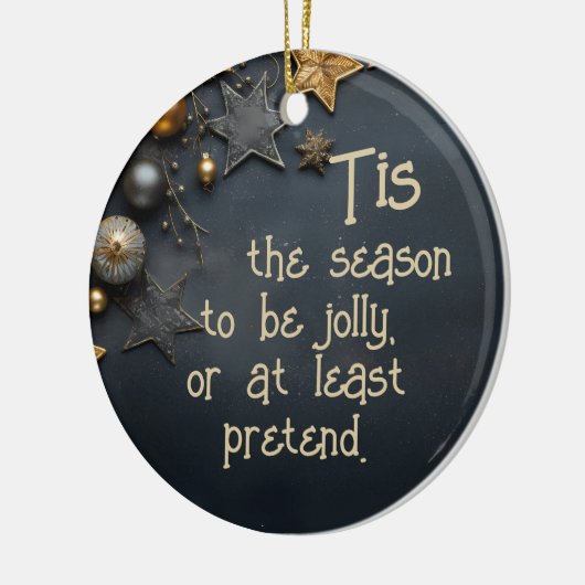 Gepersonaliseerde sarcastische kerst ornament (Links)