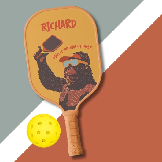 Gepersonaliseerde Sasquatch Spelen Pickleball Paddle