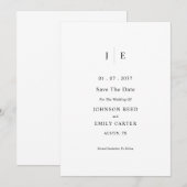 Gepersonaliseerde save the date (Voorkant / Achterkant)
