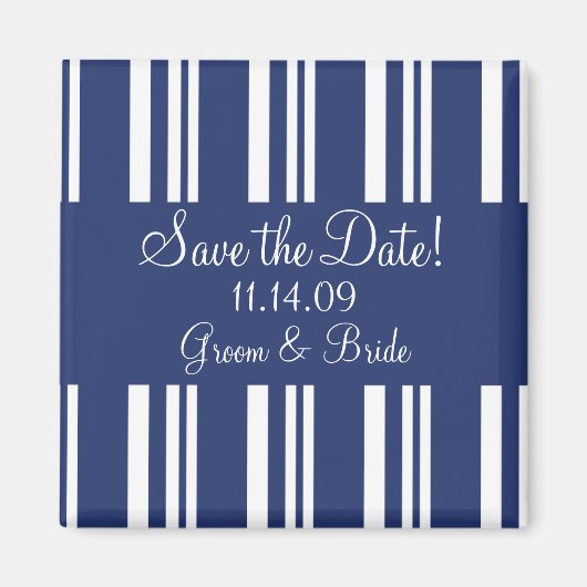 Gepersonaliseerde Save the Date Magnet (Voorkant)