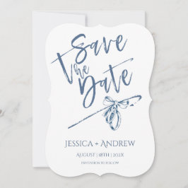 Gepersonaliseerde Save the Date Wedding Kaart