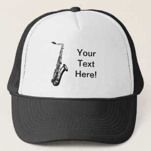Gepersonaliseerde saxofoon trucker pet