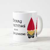 Gepersonaliseerde Scandinavische Nisse Grote Koffiekop (Voorkant rechts)