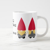 Gepersonaliseerde Scandinavische Nisse Grote Koffiekop (Rechts)