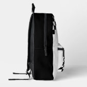 Gepersonaliseerde schaakliefhebbers zwart-wit bedrukte rugzak (Links)