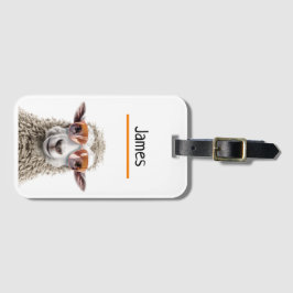 Gepersonaliseerde schapen bagagelabel