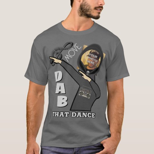 Gepersonaliseerde schar die uw foto danst t-shirt (Voorkant)