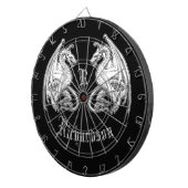 Gepersonaliseerde scharnierende wasbakens dartbord (Voorkant Rechts)