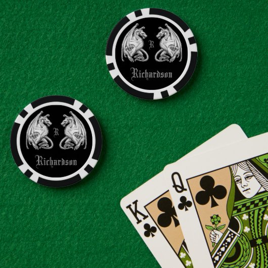 Gepersonaliseerde scharnierende wasbakens poker chips (Pokertafel (Dubbel))