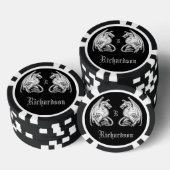 Gepersonaliseerde scharnierende wasbakens poker chips (Opstapeling)