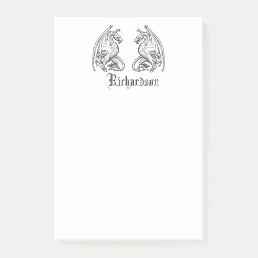 Gepersonaliseerde scharnierende wasbakens post-it® notes (Voorkant)