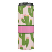 Gepersonaliseerde schattige cactus drink tumbler thermosbeker (Achterkant)
