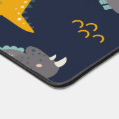 Gepersonaliseerde schattige dinosaurus Kind Bureaumat (Hoek)