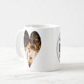 gepersonaliseerde schattige geliefden voor altijd koffiemok (Voorkant links)