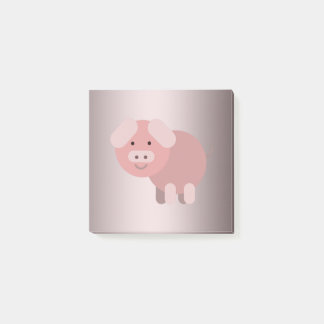 Gepersonaliseerde schattige haarbiggetjes post-it® notes