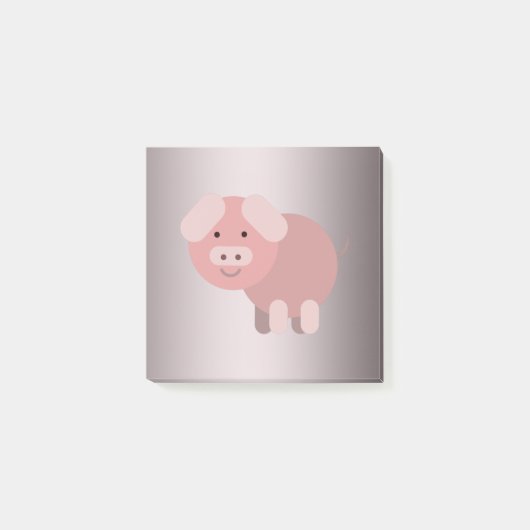 Gepersonaliseerde schattige haarbiggetjes post-it® notes (Voorkant)