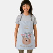 Gepersonaliseerde Schattige Ik hou van je Beary Schort (Insitu)