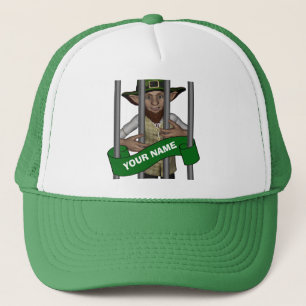 gepersonaliseerde schattige kabouter St Patrick's  Trucker Pet