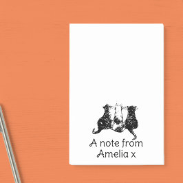 Gepersonaliseerde schattige kat post-it® notes