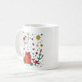 gepersonaliseerde schattige kerst mok (Voorkant links)