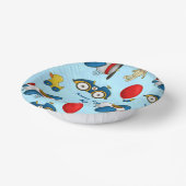 Gepersonaliseerde schattige Kinder speelgoed patro Papieren Kommen (Gebogen)