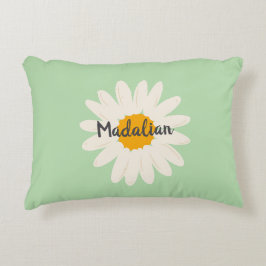 Gepersonaliseerde schattige kinderkamer girly zonn accent kussen