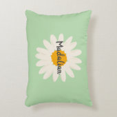 Gepersonaliseerde schattige kinderkamer girly zonn accent kussen (Voorkant(Verticaal))