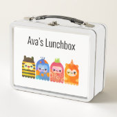 Gepersonaliseerde schattige lunchbox (Voorkant)