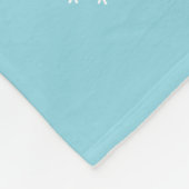 Gepersonaliseerde schattige puppies kerstboom hond fleece deken (Hoek)