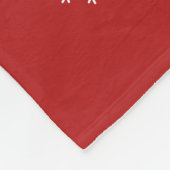 Gepersonaliseerde schattige puppies kerstboom hond fleece deken (Hoek)