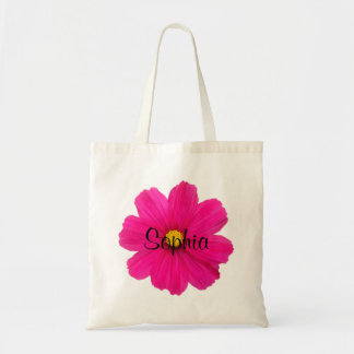 gepersonaliseerde schattige roze handtas met sierb