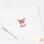 Gepersonaliseerde schattige sticker / zeehond clas (Envelop)