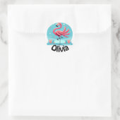 Gepersonaliseerde schattige sticker / zeehond clas (Tas)