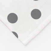 Gepersonaliseerde schattige stippen zijn kinder wi fleece deken (Hoek)