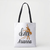 Gepersonaliseerde schattige tassen danszak (Voorkant)